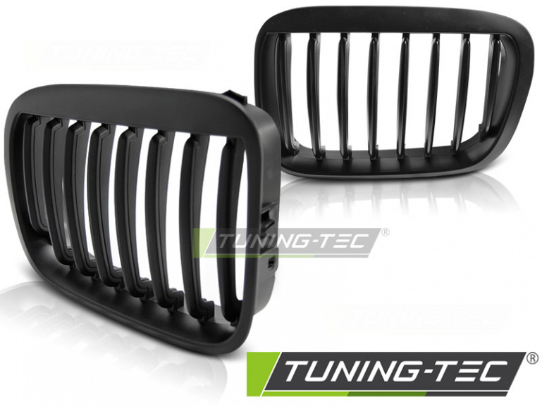 Upgrade Sportgrill Nieren für BMW 3er E46 Limousine/Touring 98-01 matt schwarz